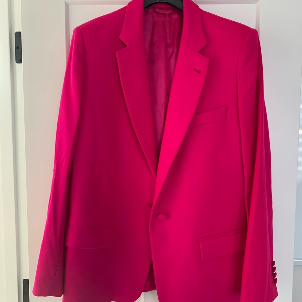 The Attico Vibrant Pink Blazer